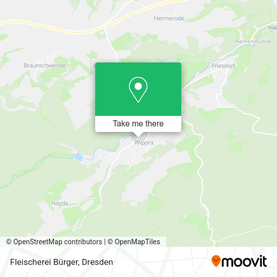 Карта Fleischerei Bürger
