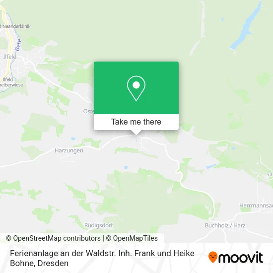 Карта Ferienanlage an der Waldstr. Inh. Frank und Heike Bohne