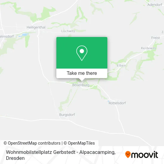 Карта Wohnmobilstellplatz Gerbstedt - Alpacacamping