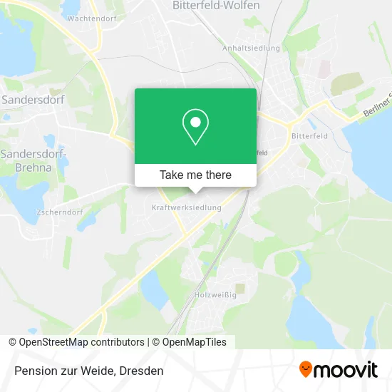 Карта Pension zur Weide