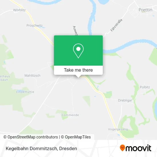 Карта Kegelbahn Dommitzsch
