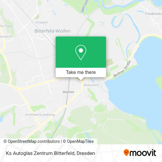 Карта Ks Autoglas Zentrum Bitterfeld