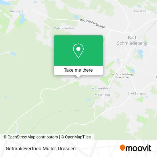 Карта Getränkevertrieb Müller