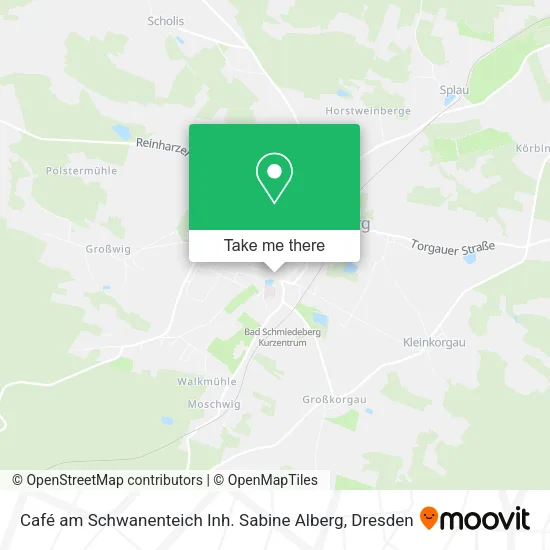 Карта Café am Schwanenteich Inh. Sabine Alberg