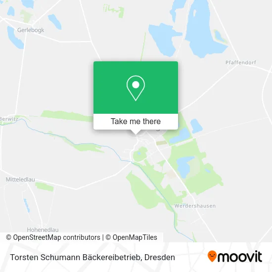 Карта Torsten Schumann Bäckereibetrieb