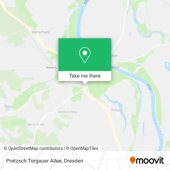 Карта Pretzsch Torgauer Allee