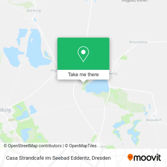 Карта Casa Strandcafé im Seebad Edderitz