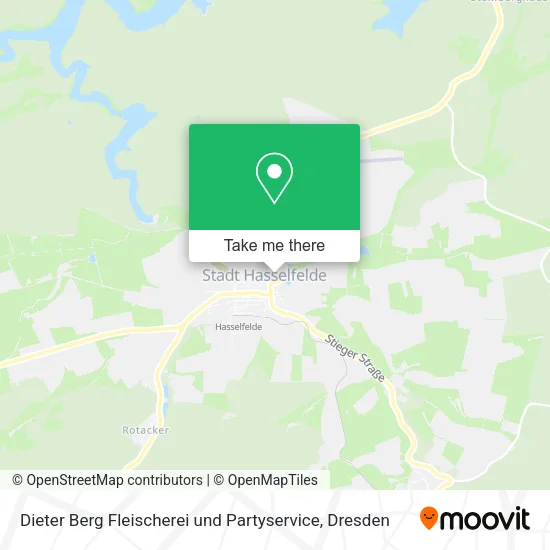 Карта Dieter Berg Fleischerei und Partyservice