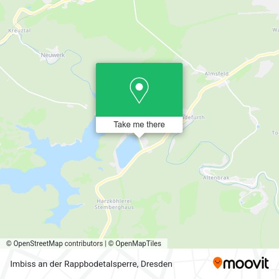 Карта Imbiss an der Rappbodetalsperre