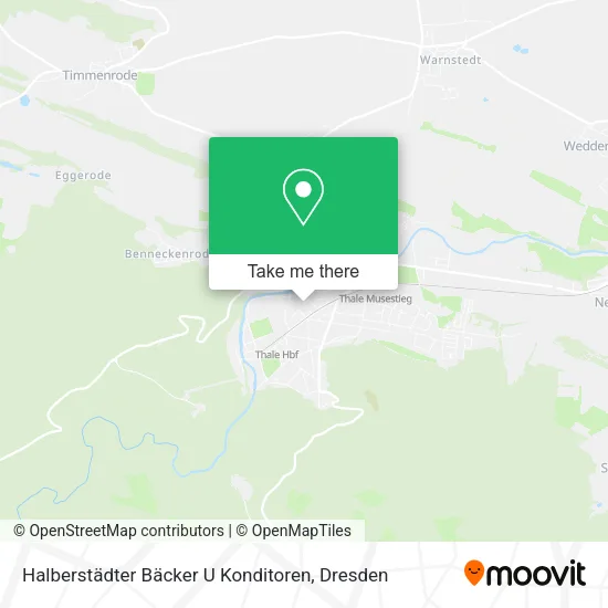 Карта Halberstädter Bäcker U Konditoren