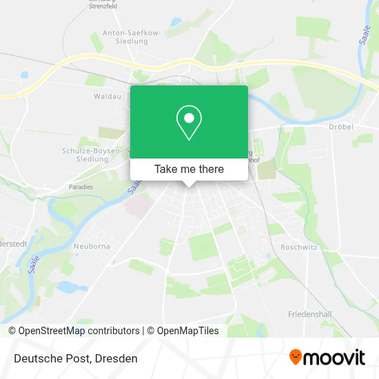 Deutsche Post map