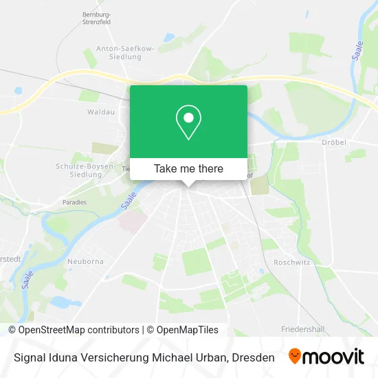 Карта Signal Iduna Versicherung Michael Urban