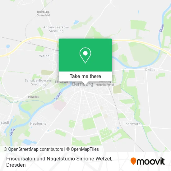 Карта Friseursalon und Nagelstudio Simone Wetzel