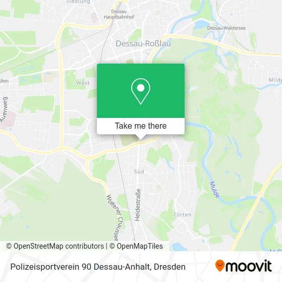 Polizeisportverein 90 Dessau-Anhalt map