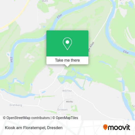 Карта Kiosk am Floratempel