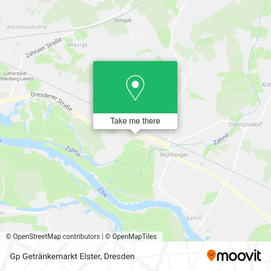 Карта Gp Getränkemarkt Elster