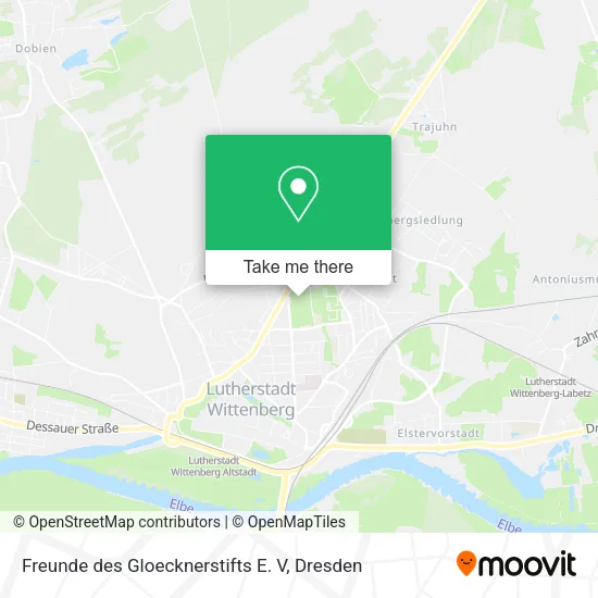 Карта Freunde des Gloecknerstifts E. V