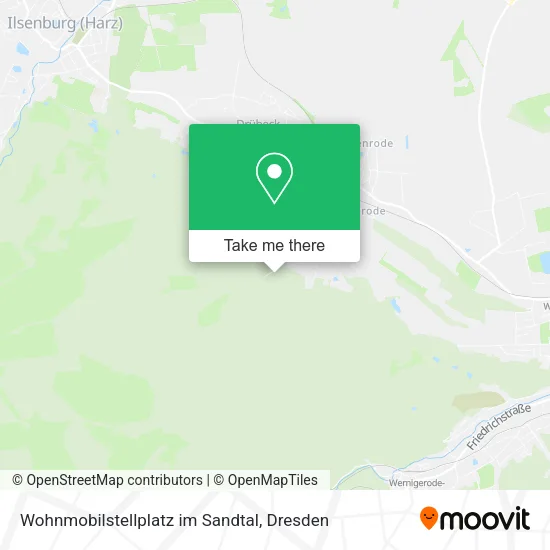 Карта Wohnmobilstellplatz im Sandtal