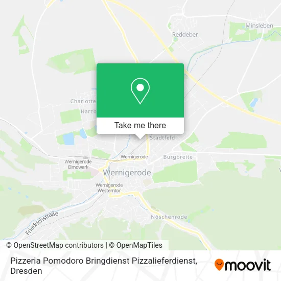 Pizzeria Pomodoro Bringdienst Pizzalieferdienst map