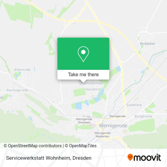 Карта Servicewerkstatt Wohnheim