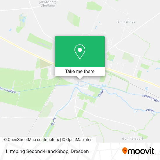 Litteping Second-Hand-Shop map