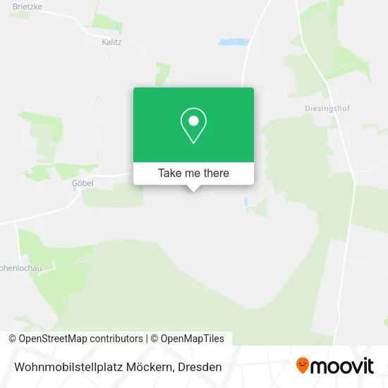 Карта Wohnmobilstellplatz Möckern