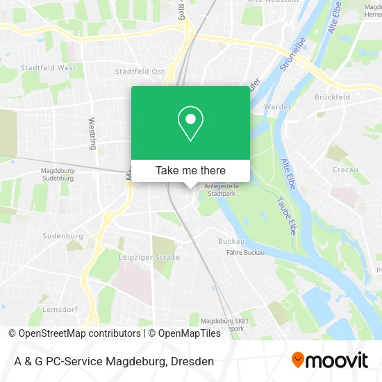 Карта A & G PC-Service Magdeburg