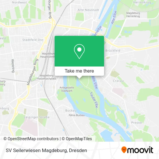 SV Seilerwiesen Magdeburg map