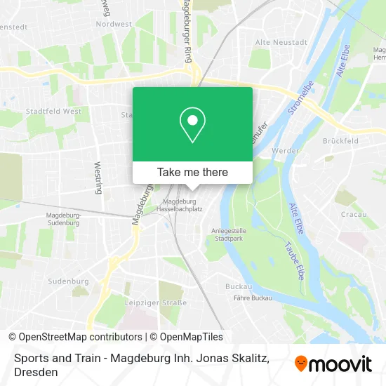 Карта Sports and Train - Magdeburg Inh. Jonas Skalitz