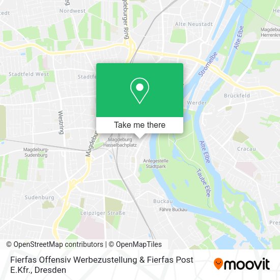 Карта Fierfas Offensiv Werbezustellung & Fierfas Post E.Kfr.