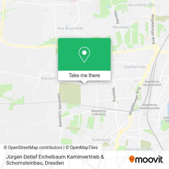 Карта Jürgen Detlef Eichelbaum Kaminvertrieb & Schornsteinbau