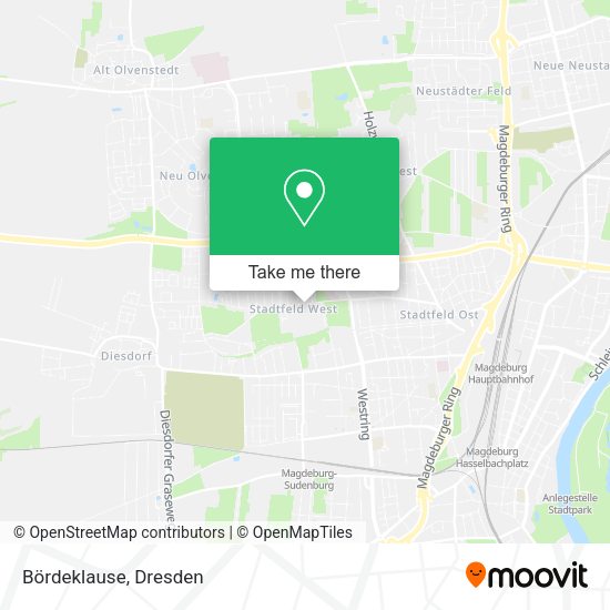 Карта Bördeklause