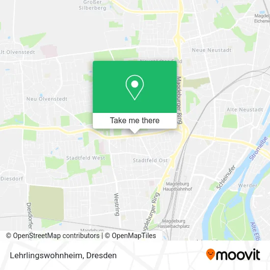 Карта Lehrlingswohnheim