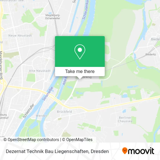 Карта Dezernat Technik Bau Liegenschaften