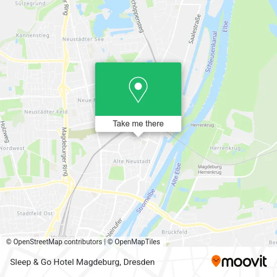Карта Sleep & Go Hotel Magdeburg