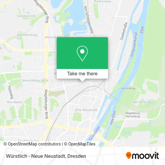 Карта Würstlich - Neue Neustadt