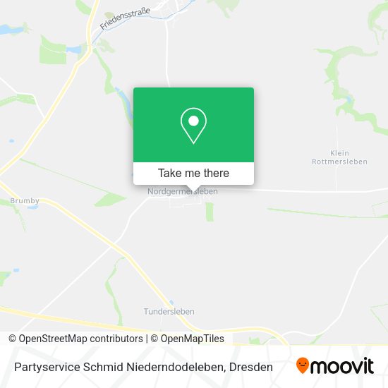 Карта Partyservice Schmid Niederndodeleben