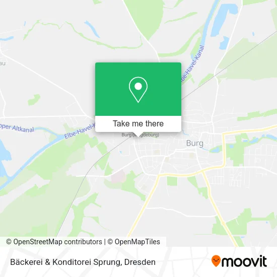Карта Bäckerei & Konditorei Sprung