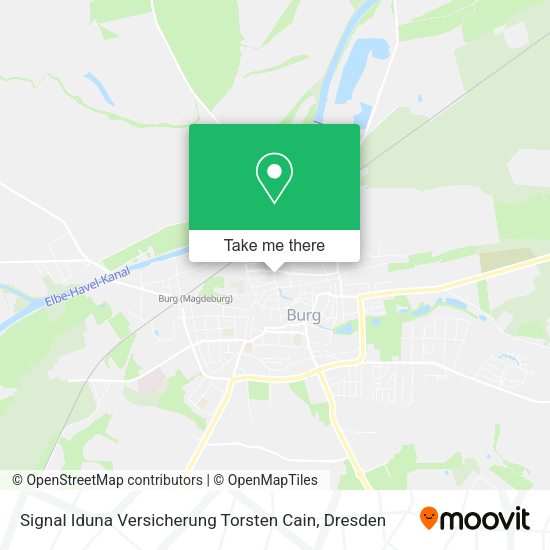 Карта Signal Iduna Versicherung Torsten Cain