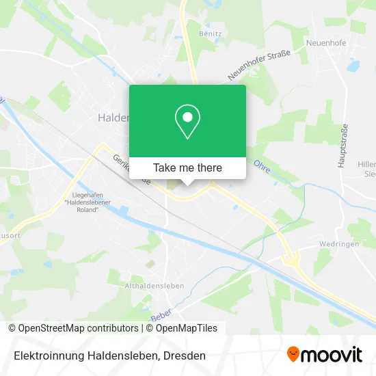 Карта Elektroinnung Haldensleben