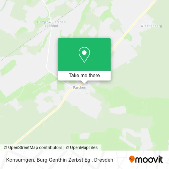 Карта Konsumgen. Burg-Genthin-Zerbst Eg.