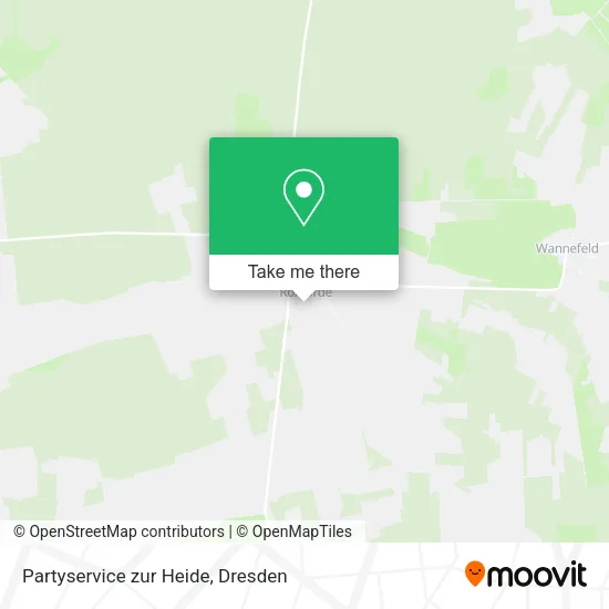 Карта Partyservice zur Heide