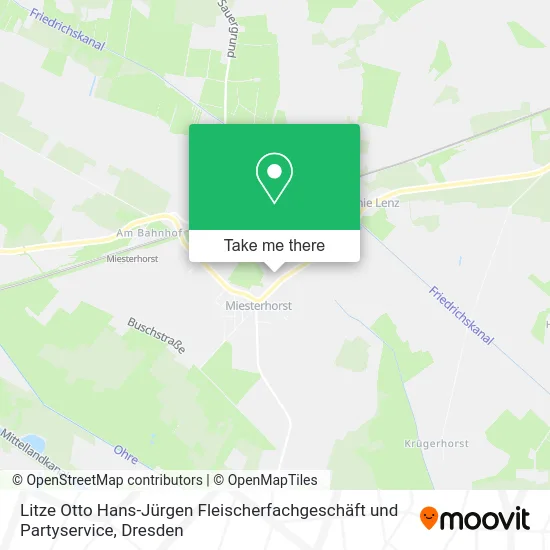 Карта Litze Otto Hans-Jürgen Fleischerfachgeschäft und Partyservice