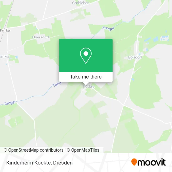 Карта Kinderheim Köckte