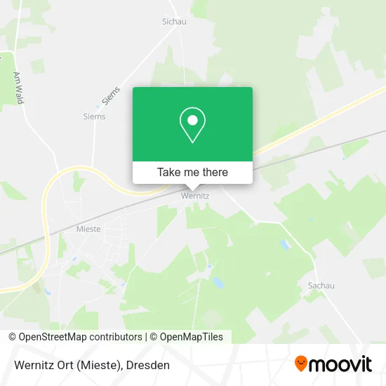 Карта Wernitz Ort (Mieste)
