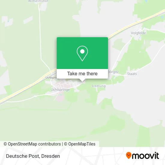 Карта Deutsche Post