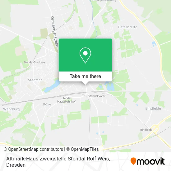 Карта Altmark-Haus Zweigstelle Stendal Rolf Weis