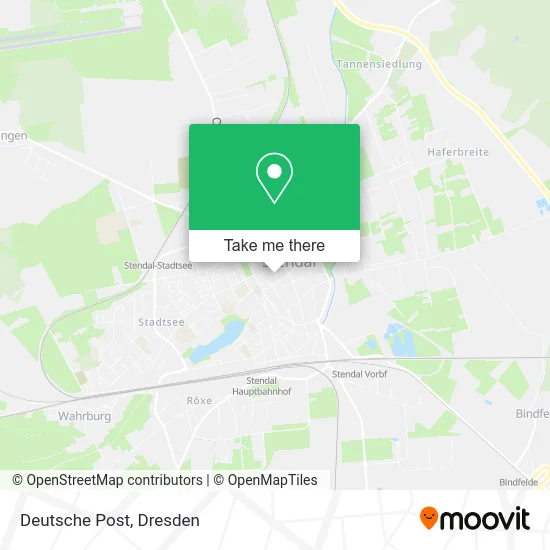 Карта Deutsche Post