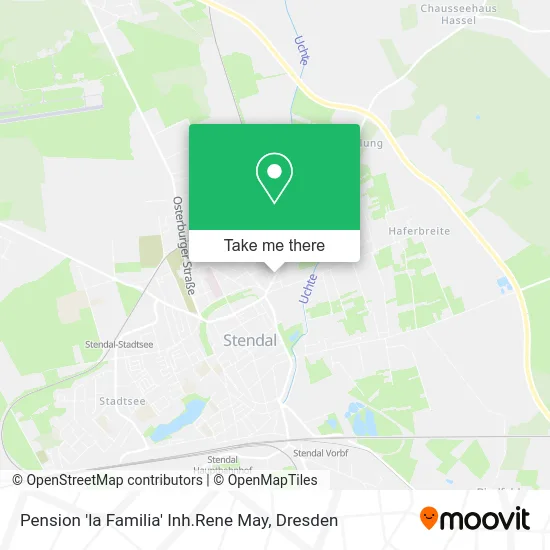 Карта Pension 'la Familia' Inh.Rene May