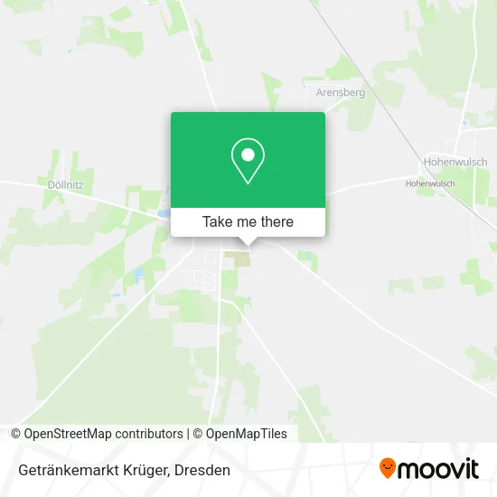Карта Getränkemarkt Krüger